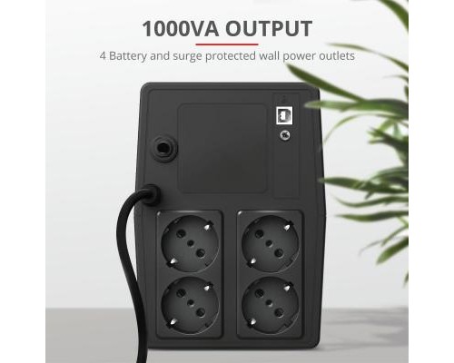 Пристрій безперебійного живлення Trust Paxxon 1000VA UPS 4 Outlets (23504_TRUST)