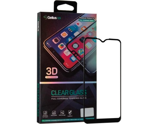 Скло захисне Gelius Pro 3D for Samsung A015 (A01) Black (00000078038)