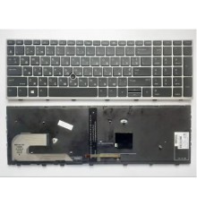 Клавіатура ноутбука HP EliteBook 850/755/ZBook15u G5 черн/серебр/подсв (A46131)