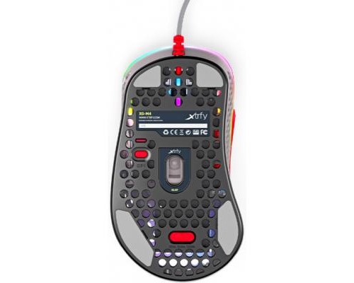 Мишка Xtrfy M4 RGB Retro Grey (XG-M4-RGB-RETRO)