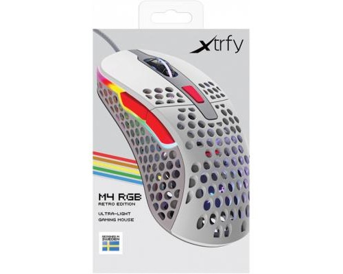 Мишка Xtrfy M4 RGB Retro Grey (XG-M4-RGB-RETRO)