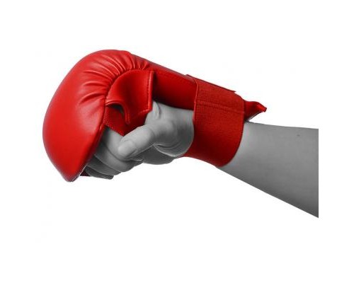 Рукавички для карате PowerPlay 3027 Червоні L (PP_3027_L_Red)