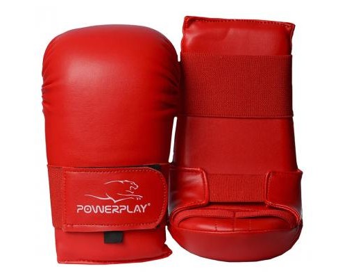 Рукавички для карате PowerPlay 3027 Червоні L (PP_3027_L_Red)