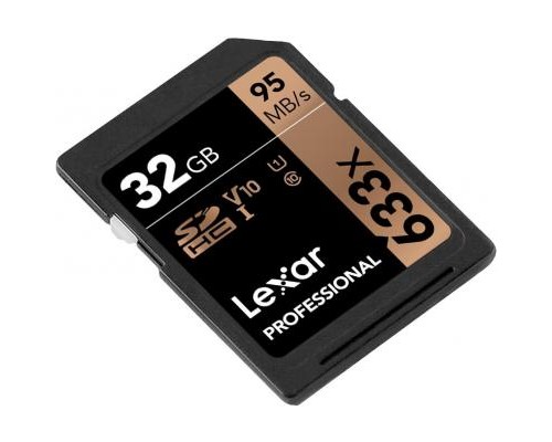Карта пам'яті Lexar 32GB SDHC class 10 UHS-I U1 V10 633x Professional (LSD32GCB633)