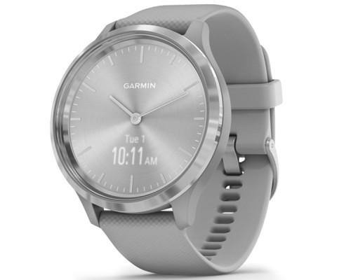 Смарт-годинник Garmin vivomove 3, S/E EU, Silver, Powder Gray, Silicone (010-02239-20)
