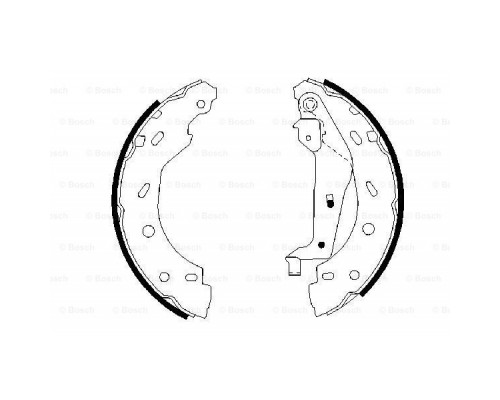 Гальмівні колодки Bosch 0 986 487 600