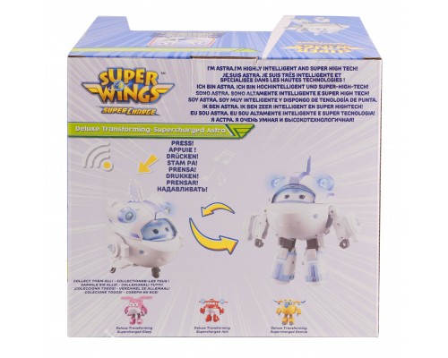 Трансформер Super Wings Supercharge Lights&Sounds Astra, Астра, світло, звук (EU740433)