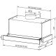 Витяжка кухонна Faber TLSC X A60 2LS (305.0569.214)