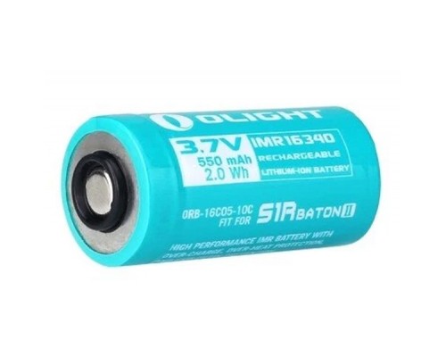 Акумулятор Olight IMR16340 (СR123) 550mAh Li-ion (ORB-16C05-10C)
