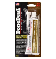 Герметик автомобільний Donedeal прокладок термостійкий силіконовий с медью 85мл (DD6729)