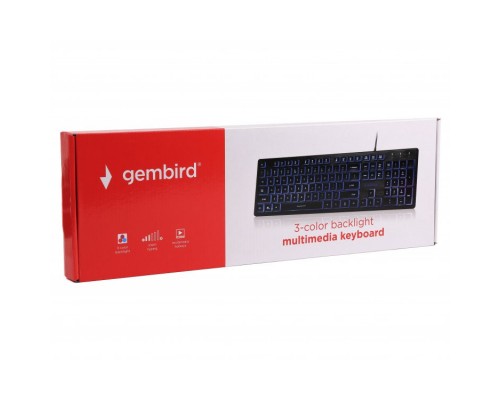 Клавіатура Gembird KB-UML3-01-UA Black (KB-UML3-01-UA)