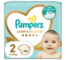 Підгузки Pampers Premium Care Розмір 2 (4-8 кг) 46 шт (8001841104799)