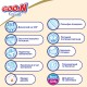Підгузки GOO.N Premium Soft Newborn до 5 кг розмір SS на липучках 72 шт (863222)