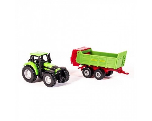 Спецтехніка Siku Трактор Deutz з причепом, 1:55 (6002389)