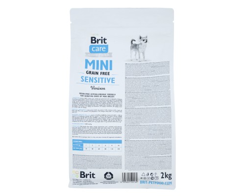 Сухий корм для собак Brit Care GF Mini Sensitive 2 кг (8595602520169)