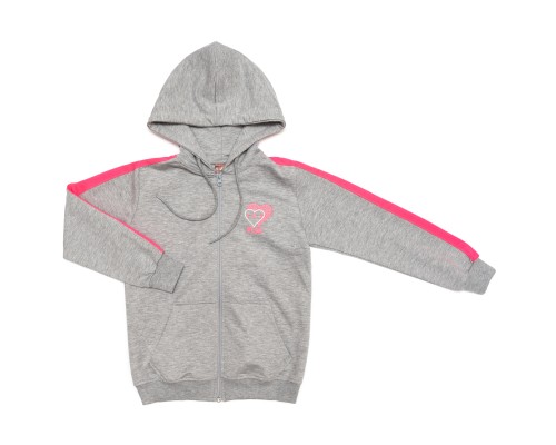 Спортивний костюм дитячий Joi із серцем (S-703-152G-gray)