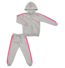 Спортивний костюм дитячий Joi із серцем (S-703-152G-gray)