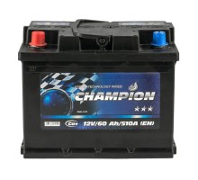 Акумулятор автомобільний Champion Black 60 Ah/12V (CHB60-1)