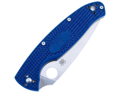 Ніж Spyderco Resilience FRN S35VN напівсеррейтор (C142PSBL)