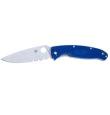 Ніж Spyderco Resilience FRN S35VN напівсеррейтор (C142PSBL)