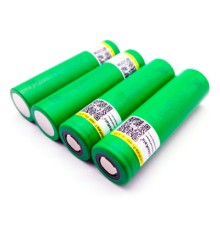 Акумулятор 18650 Li-Ion 3000mah (2850-3000mah), 30A, 3.7V (2.75-4.2V), green, PVC BOX Liitokala (Lii-VTC6)
