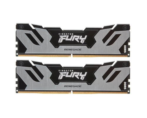 Модуль пам'яті для комп'ютера DDR5 32GB (2x16GB) 6000 MHz FURY Renegade Silver Kingston Fury (ex.HyperX) (KF560C32RSK2-32) Модуль пам'яті для комп'ютера DDR5 32GB (2x16GB) 6000 MHz FURY Renegade Silver Kingston Fury (ex.HyperX) (KF560C32RSK2-32)