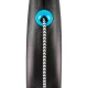 Повідок для собак Flexi Black Design S трос 5 м (блакитний) (4000498033333)