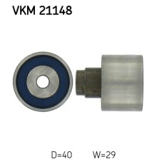 Ролик натягувача ременя SKF VKM 21148