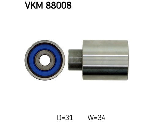 Ролик натягувача ременя SKF VKM 88008