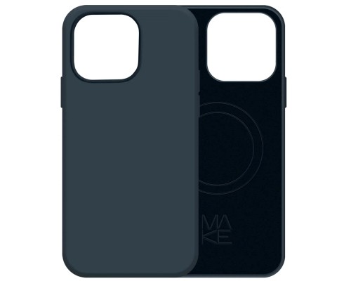 Чохол до мобільного телефона MAKE Apple iPhone 14 Premium Silicone MagPro Midnight (MCLPM-AI14MN)