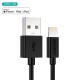 Дата кабель USB 2.0 AM to Lightning 1.2m 2.1A MFI Black Choetech (IP0026-BK)