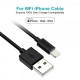 Дата кабель USB 2.0 AM to Lightning 1.2m 2.1A MFI Black Choetech (IP0026-BK)