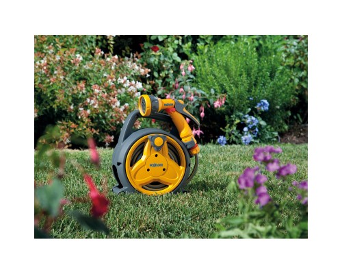 Шланг для поливу HoZelock з катушкою d7,5мм 8м і 2м+4 конектори Міні Pico Reel (7050)