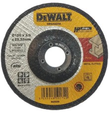 Круг відрізний DeWALT HIG PERFORMANCE, сталь/металеві труби та профілі/кольорові мет, 125х3х22.23 мм (DWA4522IA)