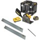 Дискова пила DeWALT 54В XR FLEXVOLT Li-lon, диск 165х20 мм, 6Ah+2Ah, кейс TSTAK (DCS520T2)