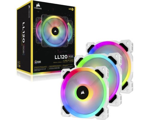 Кулер до корпусу Corsair LL120 RGB White (CO-9050092-WW)