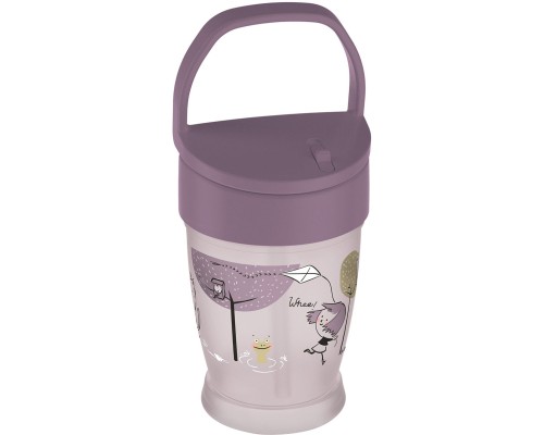 Поїльник-непроливайка Lovi Lovely Girl із силіконовою трубочкою 250 мл (35/354girl)