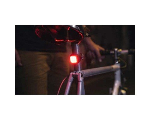 Задня велофара Knog Blinder Mini Square Rear 30 Lumens Black (12984)