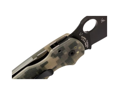 Ніж Spyderco Para 3 Black Blade G10 Camo (C223GPCMOBK)