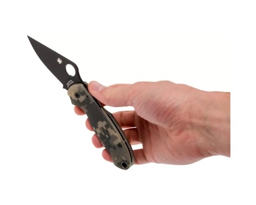 Ніж Spyderco Para 3 Black Blade G10 Camo (C223GPCMOBK)