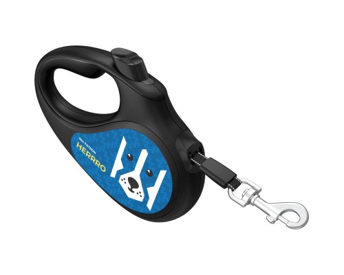 Повідок для собак WAUDOG R-leash Патрон світловідбиваюча стрічка M 5 м (382-4025)