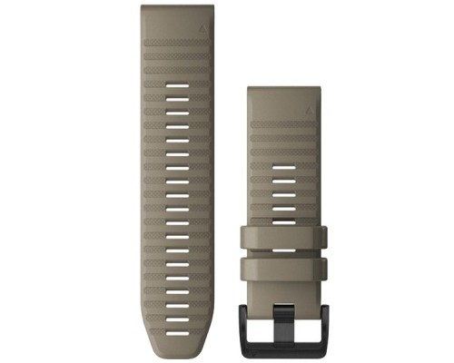 Ремінець до смарт-годинника Garmin fenix 6X 26mm QuickFit Dark Sandstone Silicone (010-12864-02)