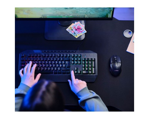 Мишка Trust GXT 110 Felox RGB Wireless Black (25037)