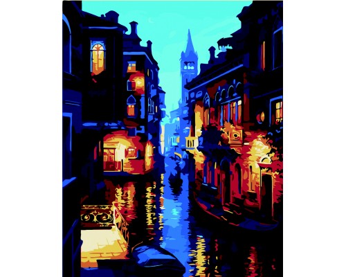 Картина по номерам ZiBi Вечірня Венеція 40*50 см ART Line (ZB.64163)