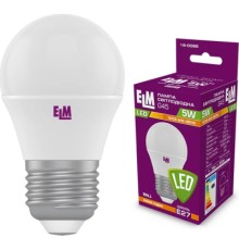 Лампочка ELM D45 5W PA10 E27 3000 (18-0086.)