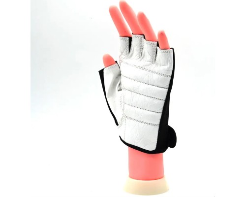 Рукавички для фітнесу MadMax MFG-250 Basic Whihe L (MFG-250_L)