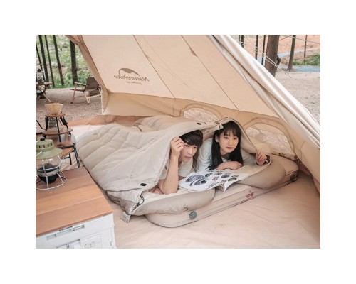 Спальний мішок Naturehike з капюшоном B400 NH21MSD11 Beige (6927595788301)