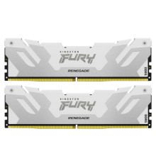 Модуль пам'яті для комп'ютера DDR5 64GB (2x32GB) 6000 MHz Renegade White Kingston Fury (ex.HyperX) (KF560C32RWK2-64)
