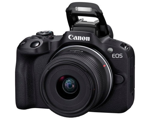 Цифровий фотоапарат Canon EOS R50 + RF-S 18-45 IS STM Black Creator Kit (5811C036)