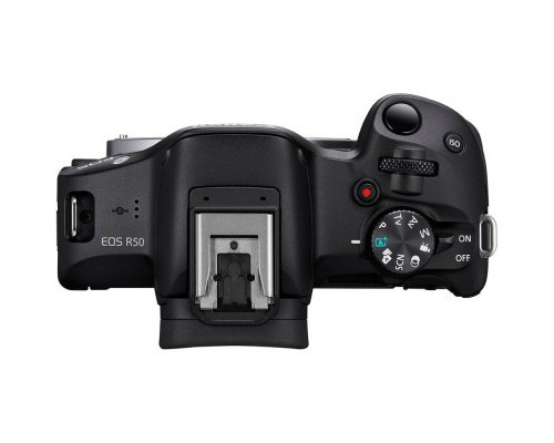 Цифровий фотоапарат Canon EOS R50 + RF-S 18-45 IS STM Black Creator Kit (5811C036)